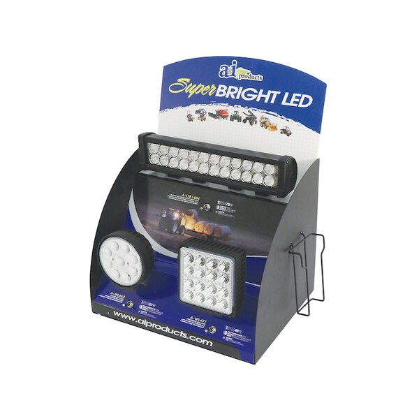 Light Display, W/ AC Power Inverter & WL462, WL471 & LTB1424 LED Lights 22.5" x25.5" x21"